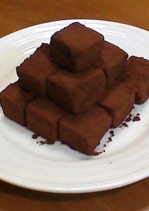 手抜き生チョコ-レシピのメイン写真