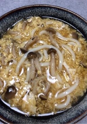 体ホッコリ☆簡単節約あんかけうどん☆-レシピのメイン写真