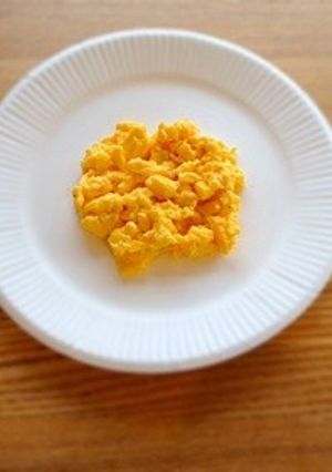 レンジで簡単材料3つスクランブルエッグ-レシピのメイン写真
