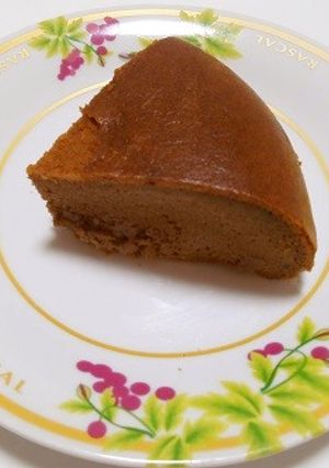 板チョコ２枚でしっとりふわケーキ☆炊飯器-レシピのメイン写真