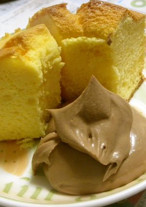 薄力粉♡シフォンケーキ-レシピのメイン写真