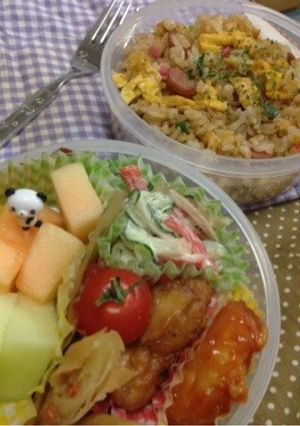 チャーハン弁当-レシピのメイン写真