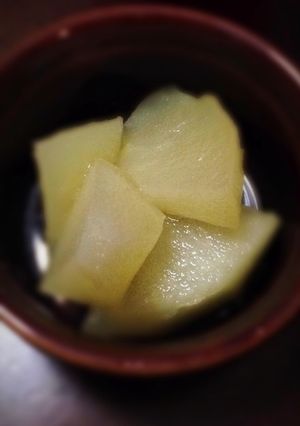 離乳食★ベビー用果汁で簡単煮りんご-レシピのメイン写真