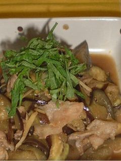 ナスとしょうがと豚肉の味噌炒め-レシピのメイン写真