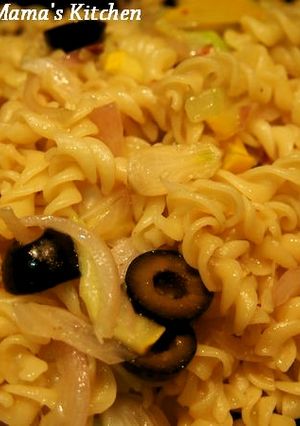 アンチョビと黒オリーブのパスタ-レシピのメイン写真