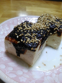 レンジで簡単☆焼き豆腐の田楽-レシピのメイン写真