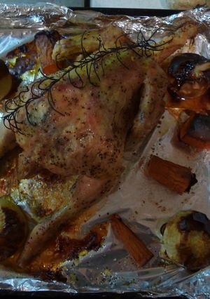 簡単★鶏の丸焼き♪-レシピのメイン写真