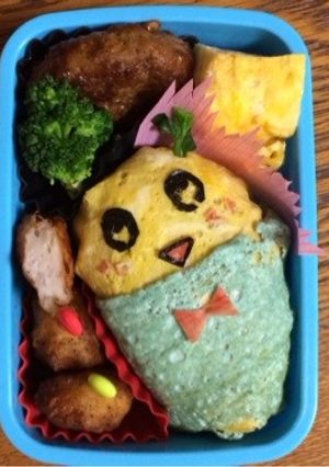 キャラ弁 ふなっしー-レシピのメイン写真