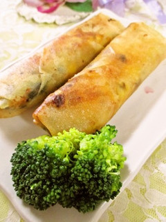 さば缶&ゆで卵のふんわり春巻き-レシピのメイン写真
