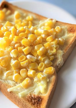 ラク朝ご飯♡マヨコーンのトースト♡-レシピのメイン写真