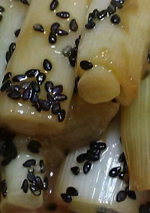 長ネギの醤油バター煮-レシピのメイン写真
