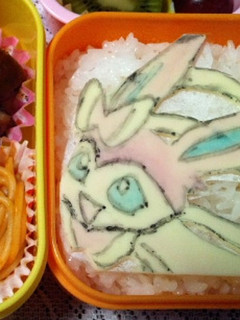 キャラ弁☆ポケモン☆ニンフィア-レシピのメイン写真