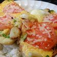 トマトと玉子で(日曜の朝ごはん)