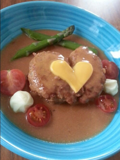 照りやきクリームハンバーグ♡-レシピのメイン写真