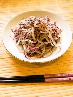 ☺材料2つ!簡単♪もやしのゆかり和え☺-レシピのメイン写真