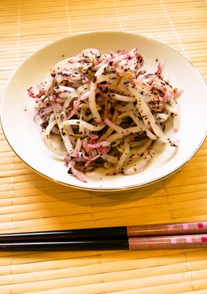 ☺材料２つ！簡単♪もやしのゆかり和え☺-レシピのメイン写真