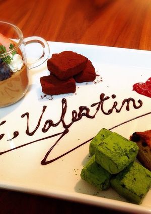 バレンタインプレート-レシピのメイン写真