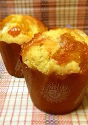 金柑の甘露煮とホワイトチョコのマフィン-レシピのメイン写真