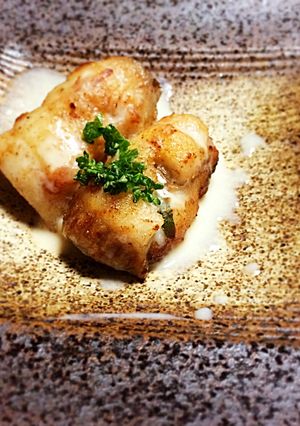 太刀魚の梅シソ巻き〜豆乳ソース添え-レシピのメイン写真