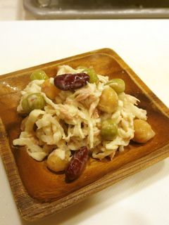 簡単!切干大根とお豆のツナサラダ-レシピのメイン写真