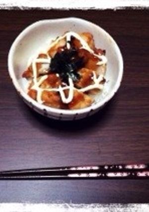 冷凍唐揚げリメイク♪甘辛丼-レシピのメイン写真