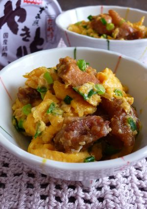 ◆焼き鳥缶de炒り卵◆ お弁当にも♪-レシピのメイン写真