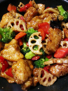 鶏肉と彩り野菜の甘辛-レシピのメイン写真