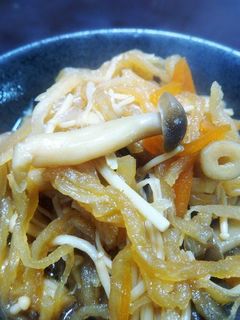 圧力鍋で切り干し大根の煮物-レシピのメイン写真