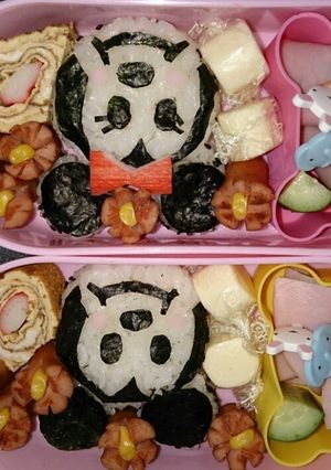ミッキーとミニーのおにぎり♪-レシピのメイン写真