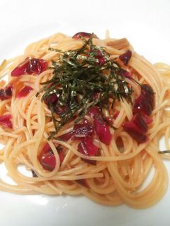しば漬けで簡単可愛い和風パスタ❁-レシピのメイン写真
