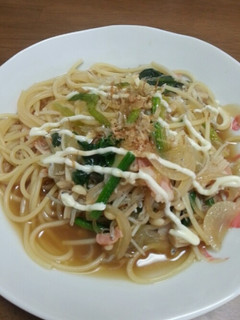 じゃことホウレン草の和風パスタ-レシピのメイン写真