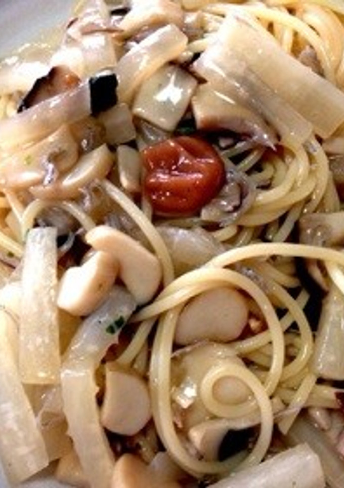 大根とじゃこの和風パスタ-レシピのメイン写真