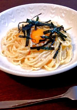 ［簡単］明太生クリームパスタ［お手軽］-レシピのメイン写真