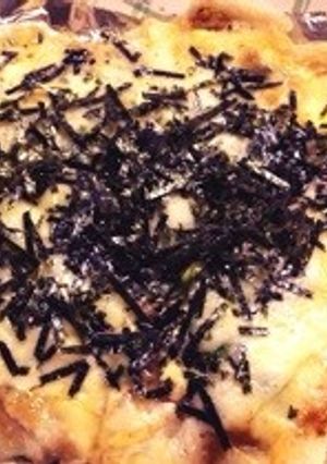 和風たらまよお餅ピザ-レシピのメイン写真