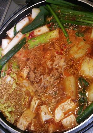 韓国風の鍋-レシピのメイン写真