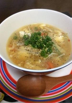 残り野菜で酸辣湯(サンラータン)-レシピのメイン写真