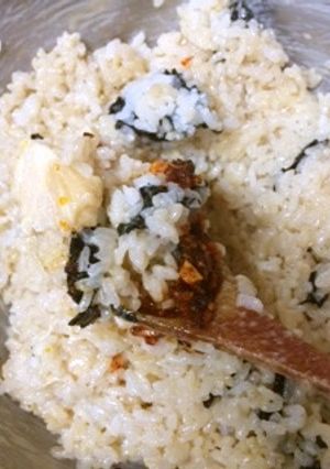 モッツァレラと韓国のりの混ぜご飯-レシピのメイン写真