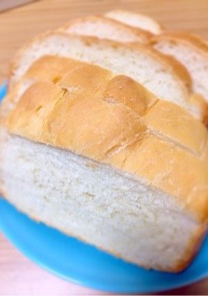 バター、スキムミルクなしHBで早焼き。-レシピのメイン写真
