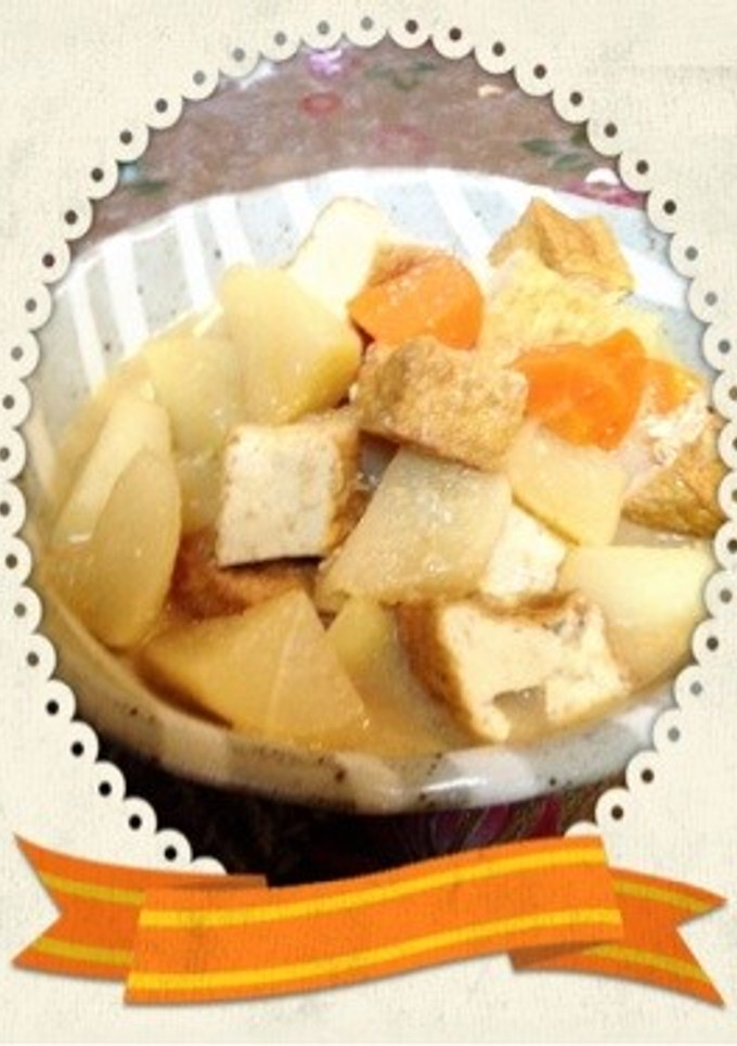 厚揚げと大根の味噌煮-レシピのメイン写真