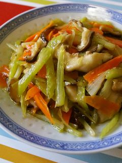 セロリの炒め物-レシピのメイン写真