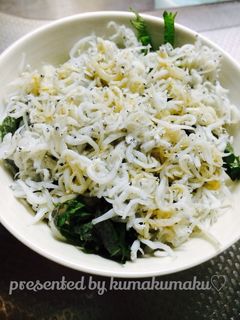 パパッと作ろう♪しらすご飯-レシピのメイン写真