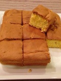 カステラ風味のスフレケーキ-レシピのメイン写真