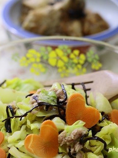 春キャベツの塩昆布だのみ-レシピのメイン写真