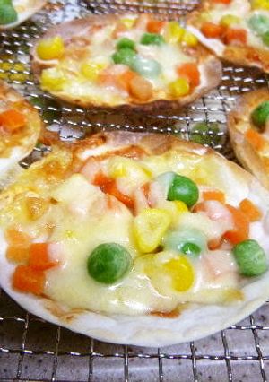簡単(*'▽'*)餃子の皮でピザ-レシピのメイン写真