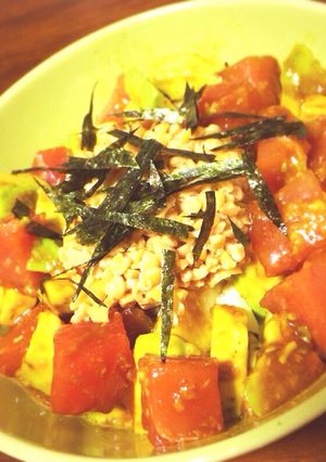 マグロとアボカドのヘルシー丼-レシピのメイン写真