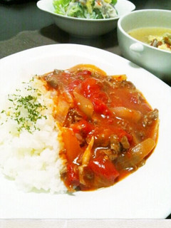 【話題入り】トマト缶で作るハヤシライス-レシピのメイン写真