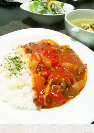 【話題入り】トマト缶で作るハヤシライス-レシピのメイン写真