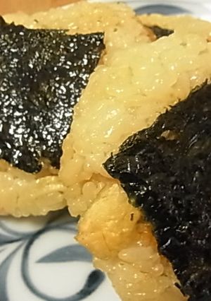 筍釜めしごはんでおせんべい風焼き飯-レシピのメイン写真