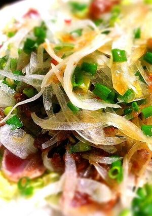 鮪の叩き-レシピのメイン写真