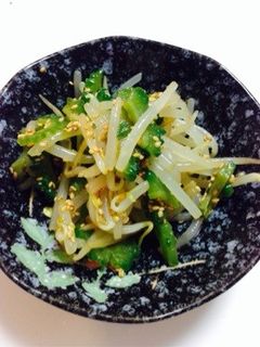✿ゴーヤともやしのナムル✿-レシピのメイン写真